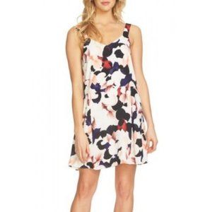 Floral Print Shift Dress Cloud
